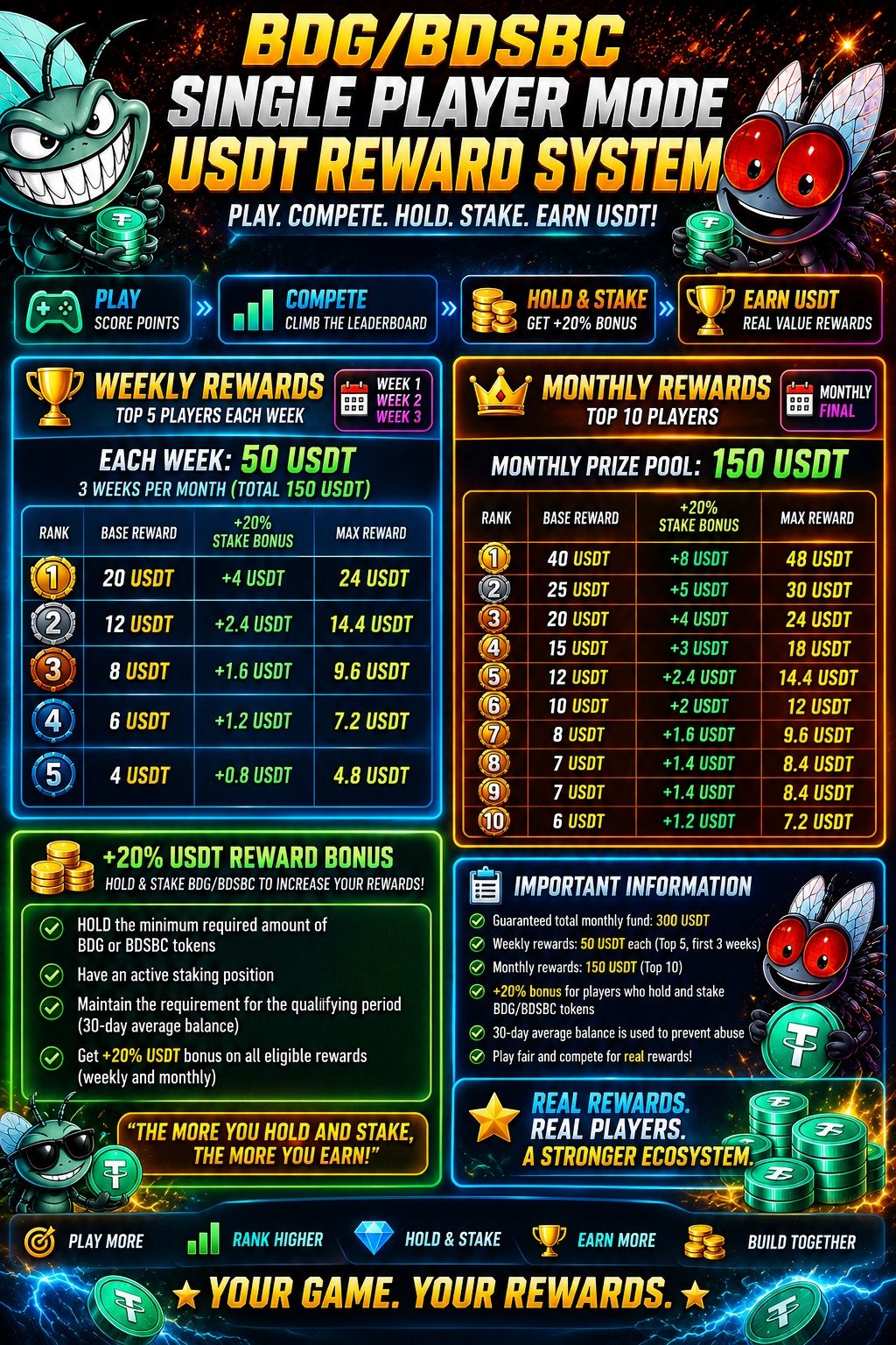 Single Player Rewards